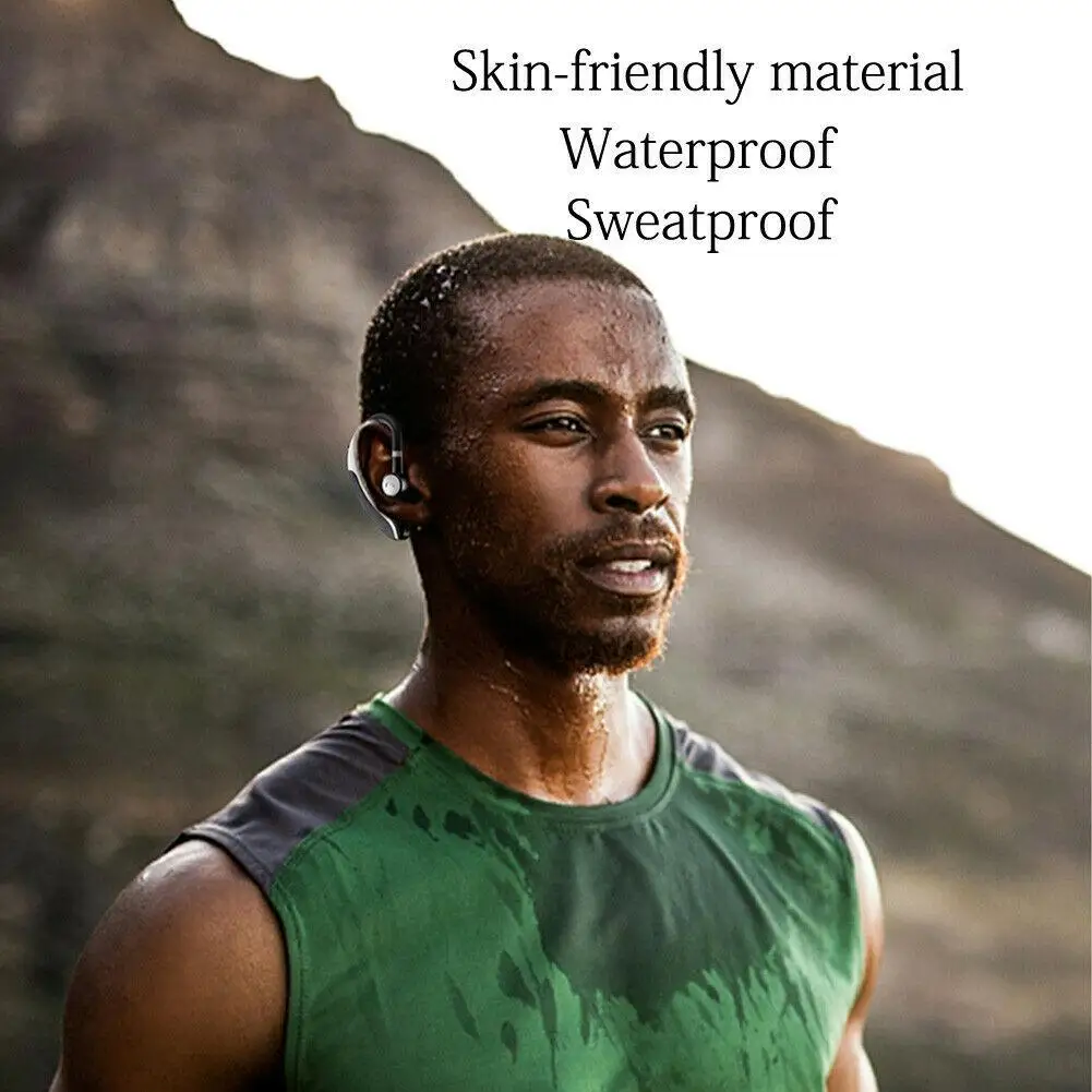 Wireless Bluetooth Headset Headphone Stereo Earphone Handsfree Call with Mic for Samsung S20 S10 S9 S8 iPhone 11 XR XS X 8 7