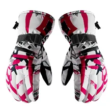 Новинка, лыжные перчатки для мужчин и женщин, зимние теплые водонепроницаемые перчатки для сноуборда, зимние перчатки с 3 пальцами и сенсорным экраном для катания на лыжах