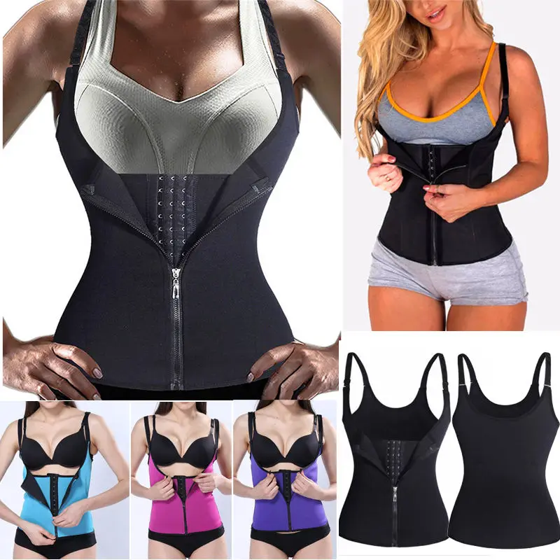

Sexy Women Neoprene Body Shaper Slimming Waist Slim Belt Yoga Vest Underbust Shapers Tops