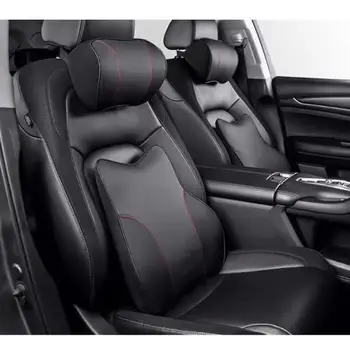 

Memory Foam Car Headrest Pillow Neck Rest Pillow Seat Back Lumbar Cushion