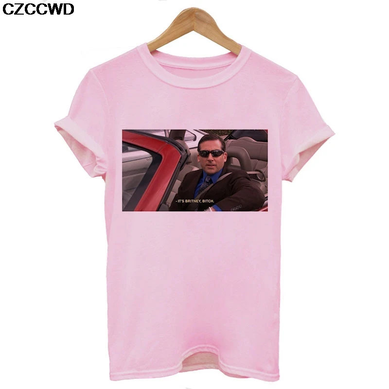 Poleras Mujer De Moda уличная белая футболка Harajuku с надписью It S Britney Bitch забавная футболка для отдыха модная футболка женский топ