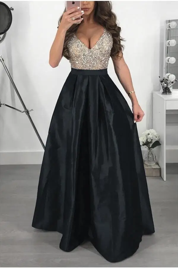 

Gold Blue Pink V-Neck Mother of the Bride Dresses for Wedding Event Formal Evening Party Gown Vestido De La Madre Plus Size
