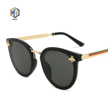 

2020 luxury Bee Fashion Women Sunglasses Men Square Brand Design Photochromic Sun Glasses Oculos Retro male
