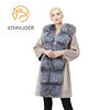 Ladies Cashmere Coat With Natural Fox Fur Autumn And Winter Fashion Luxury Charming Coat New Products In 2021 3