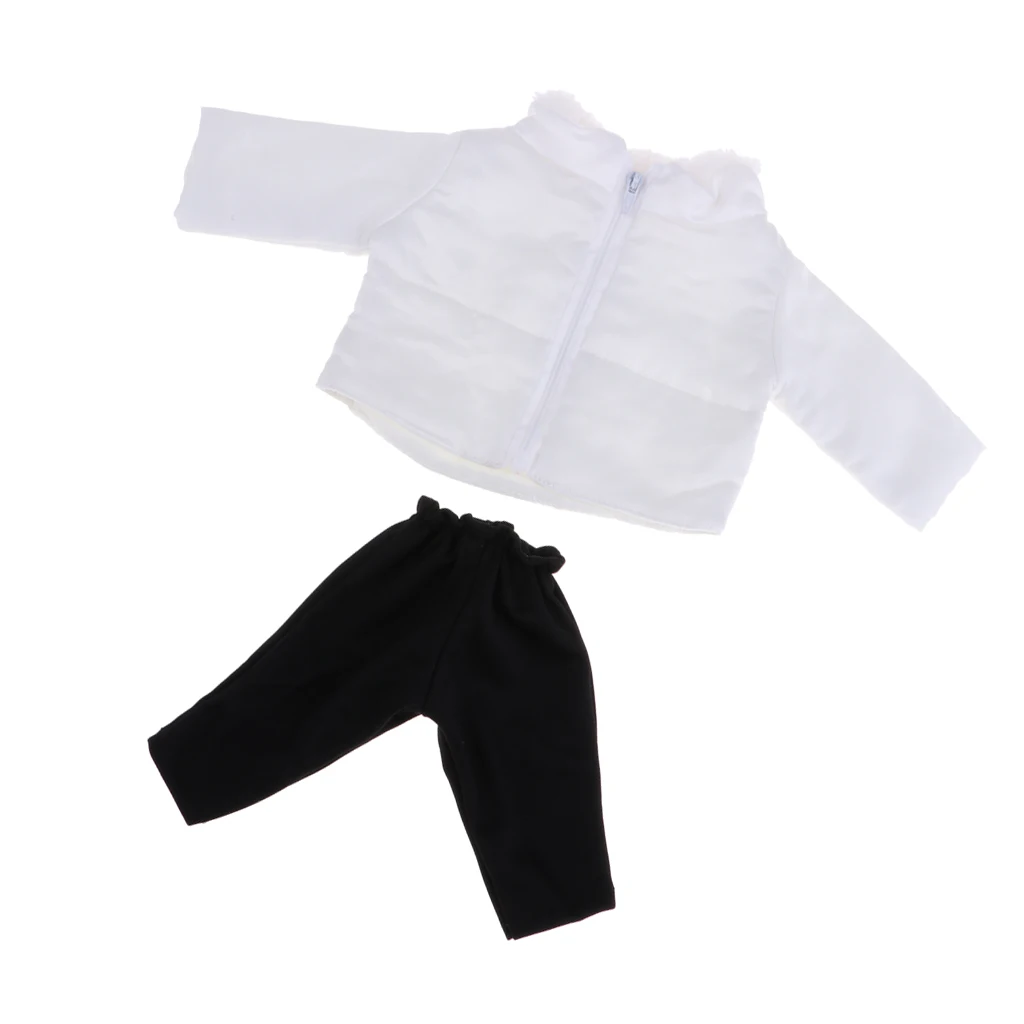Two-piece Outfits Cotton Jacket And Trousers For 18 Inch American Dolls