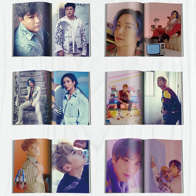 Kpop SUPER JUNIOR 9th альбом Мини-фотоальбом K-pop SUPER JUNIOR Photo Book Photo Card Fans коллекция подарок