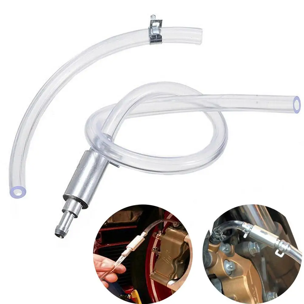 Car Motorcycle Clutch Brake Bleeder Hose Bleeding Tool Kit One Way