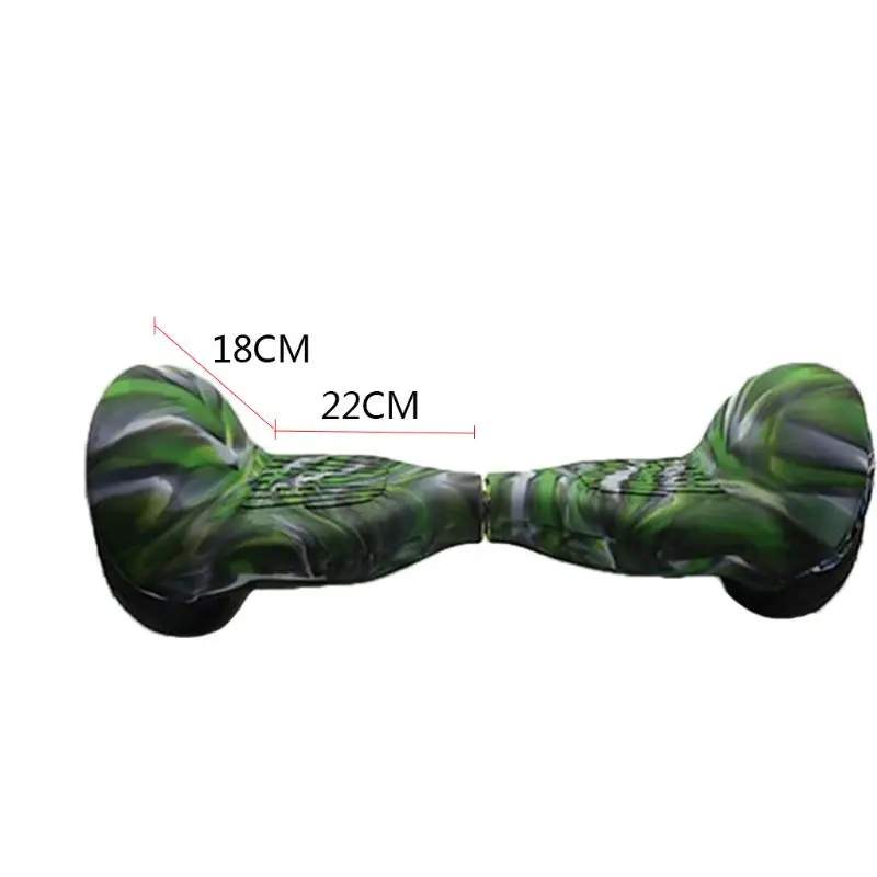 Protective Silicone Case Cover to 10" Self Balancing Electric Scooter Hoverboard Protective Film
