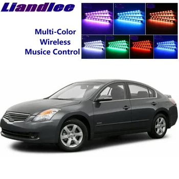 

LiandLee Car Glow Interior Floor Decorative Seats Accent Ambient Neon light For NissanAltima Altima L32A D32 2007~2013