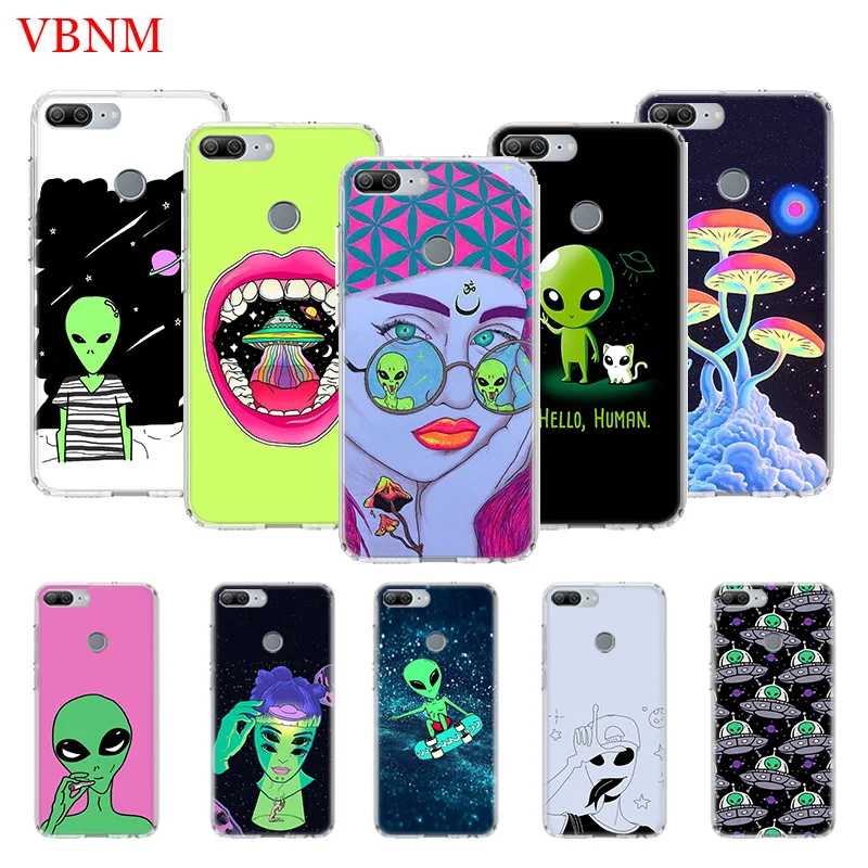 

Alien Printed Cover Phone Case for Huawei Y9 Y5 Y6 Y7 2019 Honor 8X 8S 7A 7S 9 10 Lite 8A 20i V20 Coque Cases