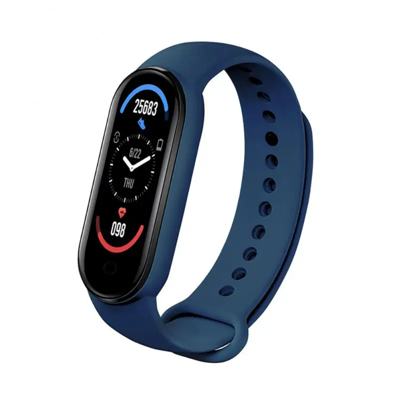 M6 Smart Watch For Men Fitness Tracker Watches M6 Smart Band Heart Rate Health Monitor Fitness Bracelet  For Mobile Phone 