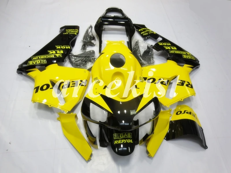 

4 Free Gifts New Injection Mold Full Fairings kit Fit For Honda CBR600RR F5 2003 2004 03 04 600RR 600 custom Yellow