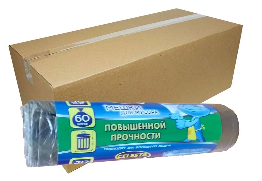 Мешки для мусора Celesta 60 л, 20 шт(60 шт