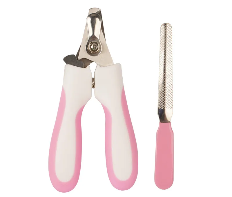 large pink Xiaomi Youpin профессиональная машинка для стрижки ногтей, кошек, собак, ножницы для стрижки из нержавеющей стали, ножницы для стрижки домашних животных - Цвет: large pink