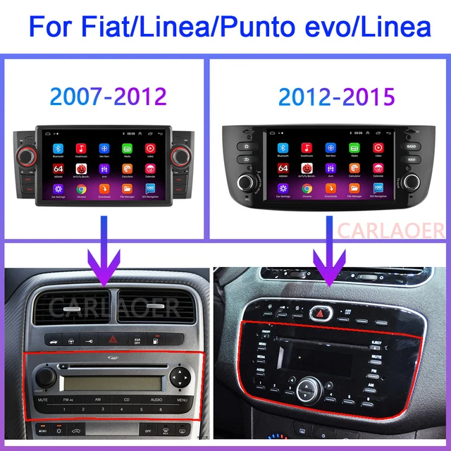 Car Android per Fiat Linea Punto EVO 2012 2013 2014 2015 Grande