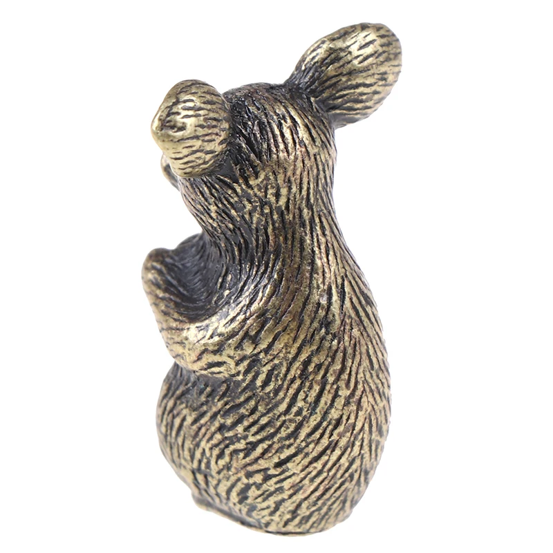 Мини латунь Китайский Зодиак статуя животного украшения орнаментальная скульптура ладан держатель домашний декор офисного стола забавная игрушка в подарок