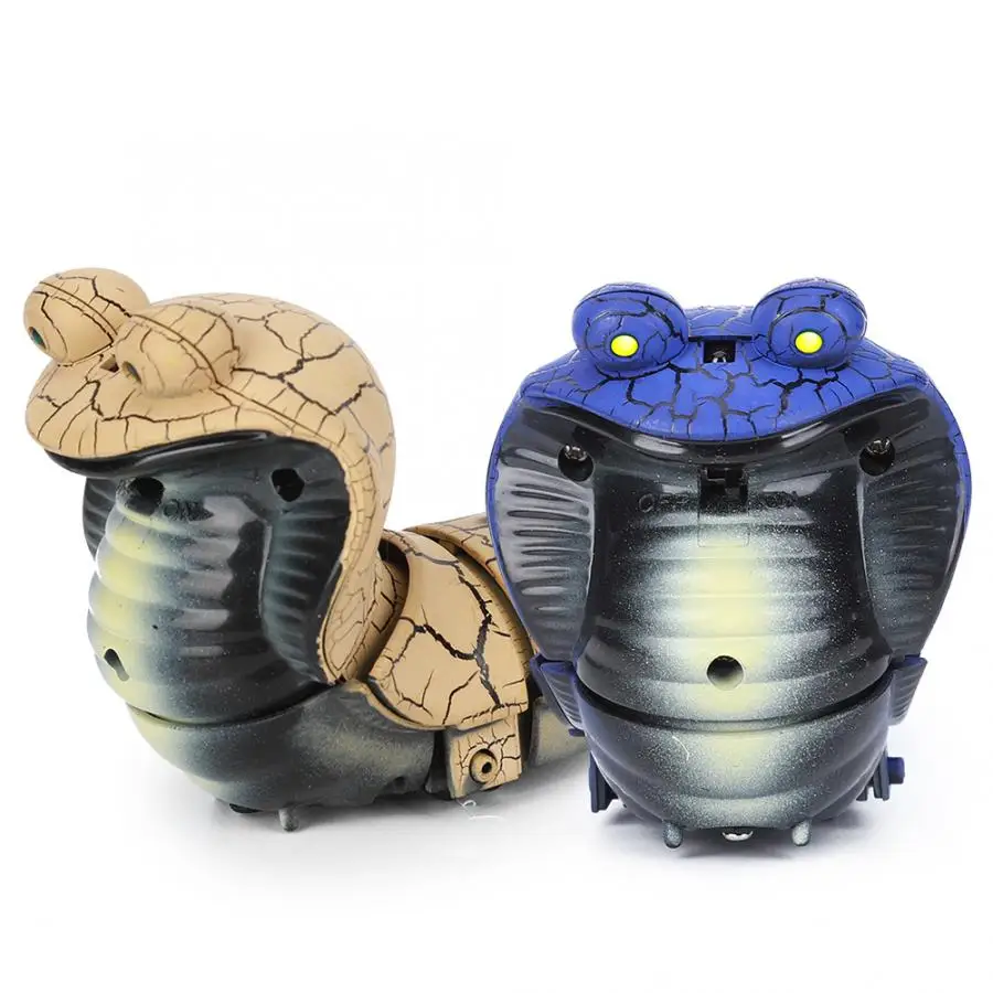 

Novelty Naja Cobra Viper RC Snake Toy Electronic Gliding Wriggle Remote Control Robot Animal Toy Snake Model for Kids Gifts