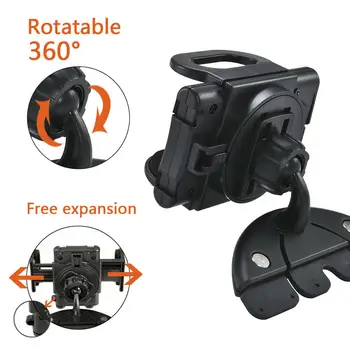 

Universal Auto Mobile Phone Holder Stand Mounting GPS Support Adjustable Bracket