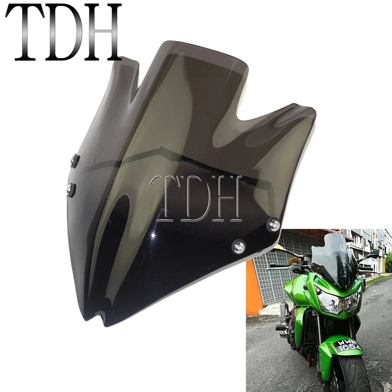 Переднее лобовое стекло мотоцикла воздушный дефлектор для Kawasaki Z750 Z750R 2007-2012 ветровой спойлер лезвие ветрового стекла