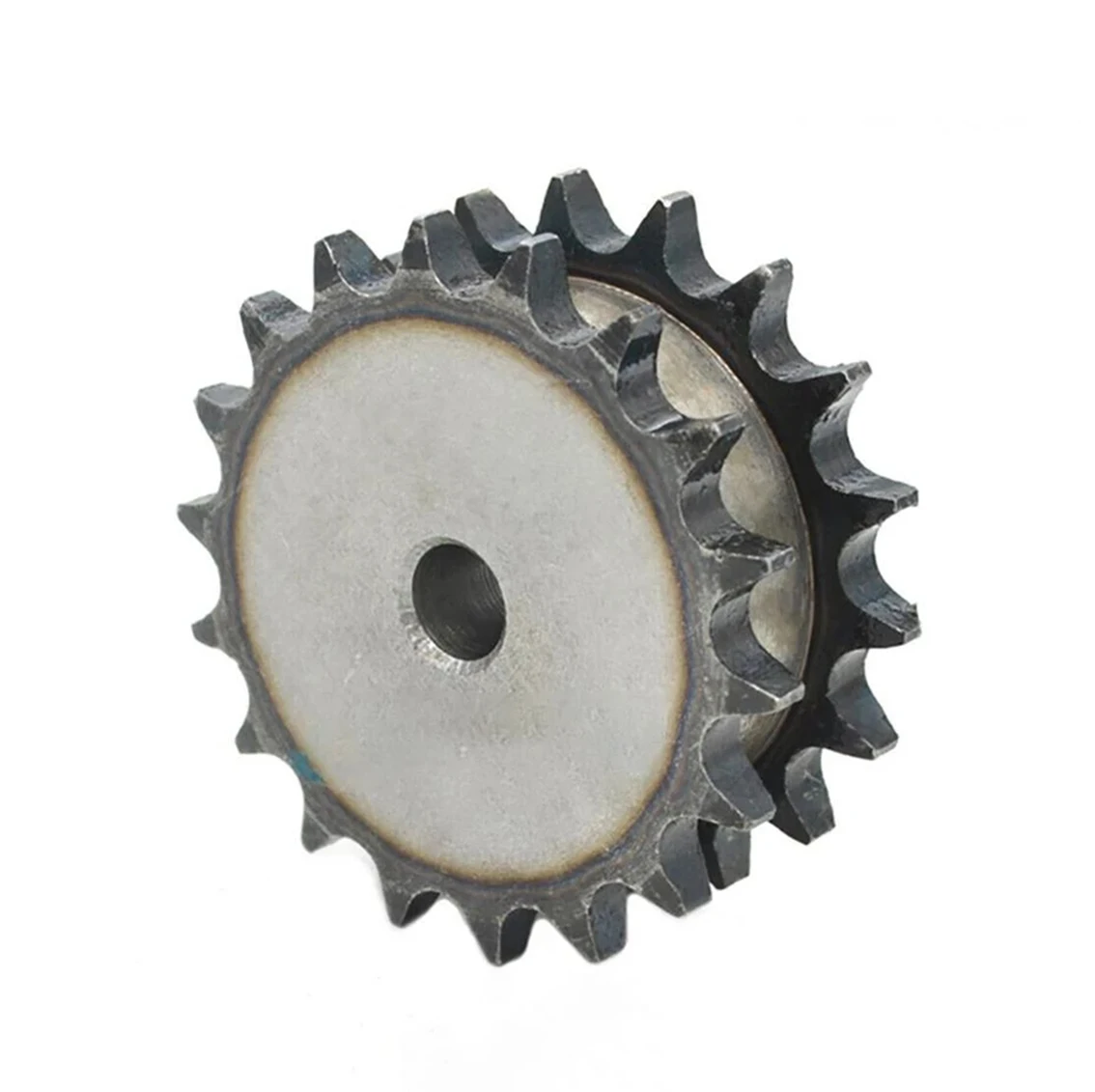 1Pcs 08B Double Row Sprockets 45# Steel 10-26 Tooth 12mm-18mm Bore Industrial Sprocket Wheel Motor Chain Drive
