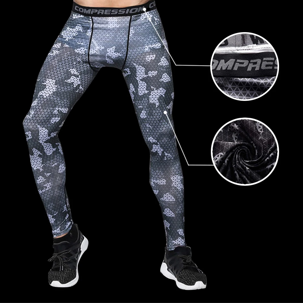 

Men's Running Tight Pants Gym Fitness Sweatpants Elastic Quick-Drying Trousers Man Jogging Training Sport Pants