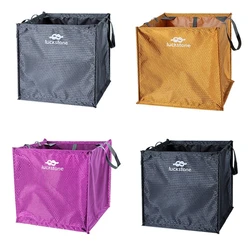 69HD Nylon Folding Cube Box Container Rock Climbing Arborist Equipment Throw Line Rope Foldable Storage Bag for Camping