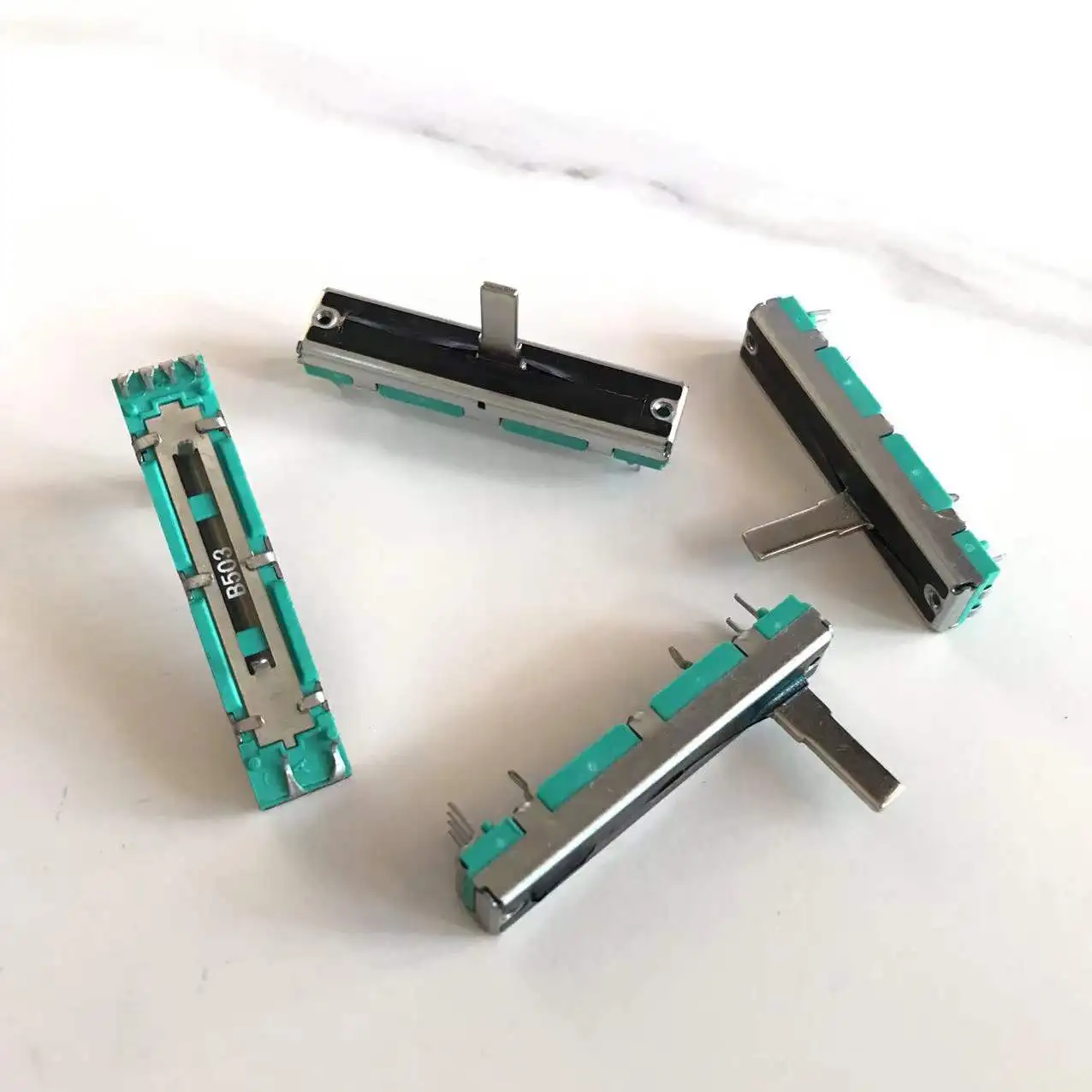 45MM 4.5CM Travel 30MM mixer volume slider fader double potentiometer B10K B10KX2 B20K B20KX2