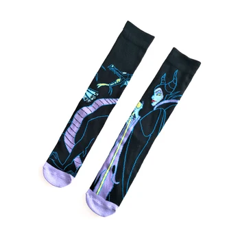 

10pairs Maleficent socks street series cartoon funny socks superhero fashion novelty men and women breathable cotton socks