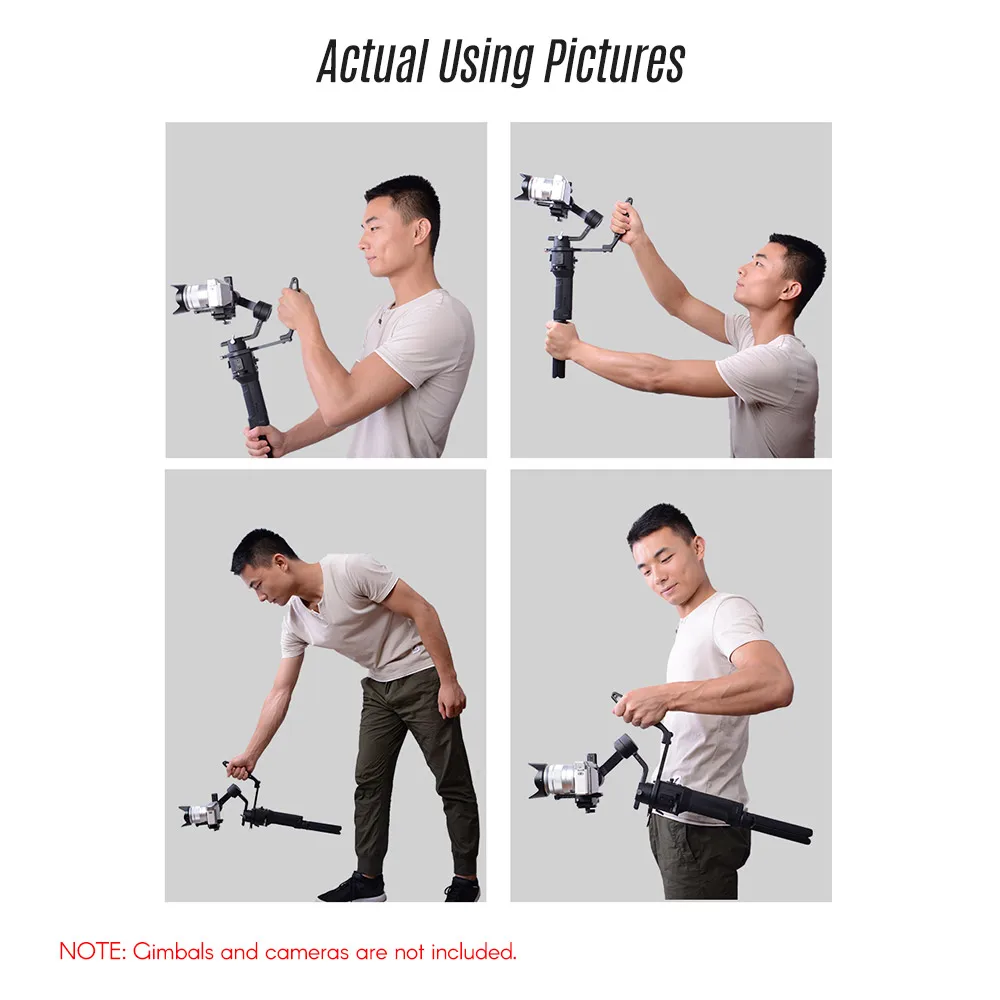 DF DIGITALFOTO VH-RC02 Versatile Gimbal Handle Aluminum Alloy Gimbal Handle for DJI Ronin S Ronin SC photography accessories