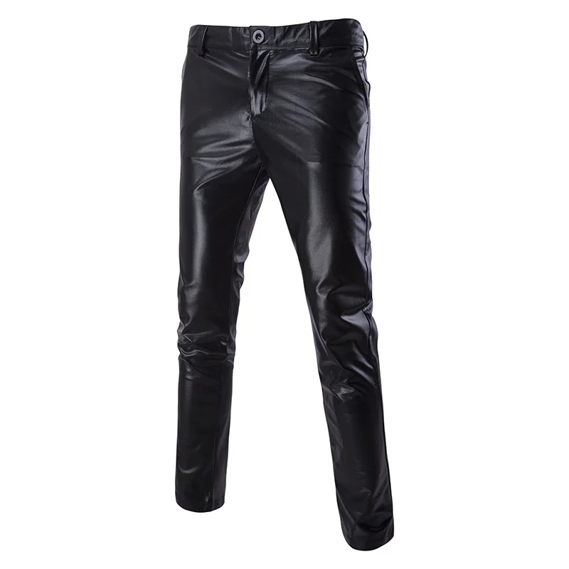 

Leather Pants Faux Leather Pants Mens joggers Street Hip Hop Pan