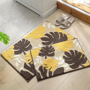 

Leaf Carpet Bath Mat For Floor Bedroom Kitchen Carpet In The Living Room Anti-slip Door Mat Absorbent Rug Doormat Entrance Door