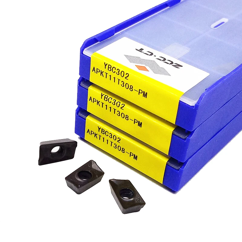 ZCC.CT APKT11T304 PM APKT11T308 PM APKT11T312 PM YBC302 End Millng