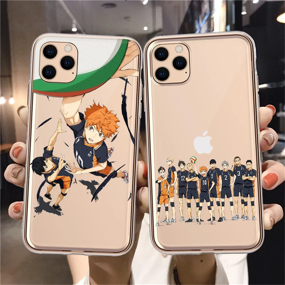 Чехол Haikyuu Hinata для iPhone 12 13 11 Pro X XS MAX 6 7 8 Plus XR 2020SE | Мобильные телефоны и аксессуары