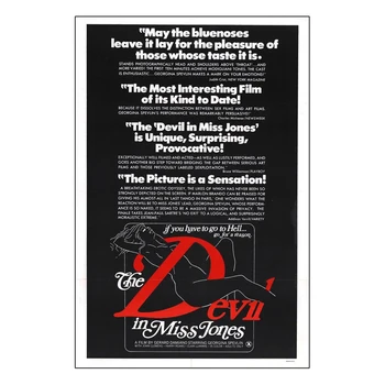

D0748 THE DEVIL IN MISS JONES Movie Silk Fabric Poster Art Decor Indoor Painting Gift