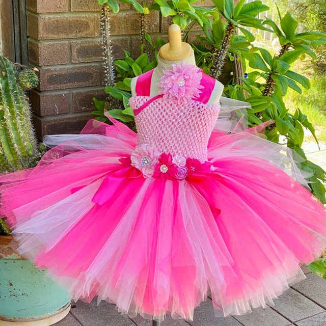 Robe tutu rose hotsell