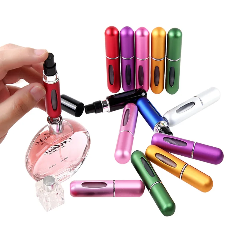 

5ml Perfume Spray Bottle Refillable Bottles Travel Protable Refillable Perfume Atomizer Empty Cosmetic Containers Perfume Bottle