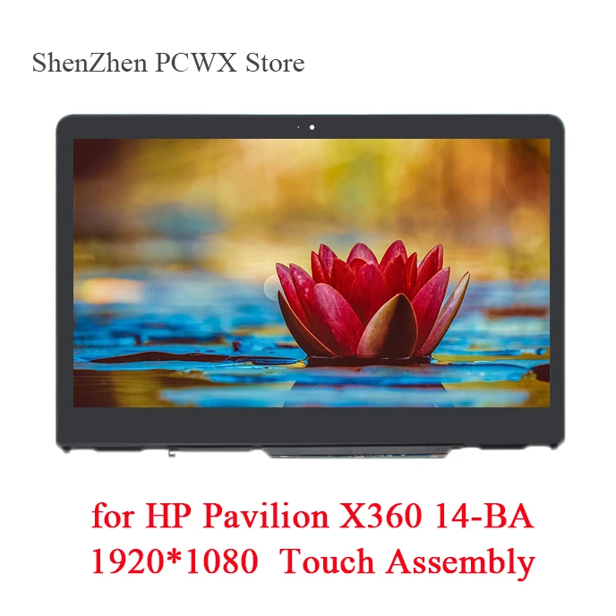 ЖК дисплей 14 0 дюйма для серии HP Pavilion X360 BA сборная + сенсорная панель 100% тест FHD