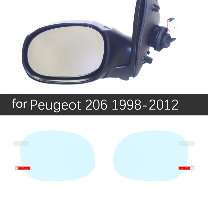 Для peugeot 206 206+ 206cc 206sw CC SW 1998-2012 полная крышка противотуманная пленка зеркало заднего вида дождестойкий анти-непрозрачна пленка s Аксессуары