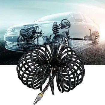 

1pc Pe Pneumatic Air Pipe Air Pressure Hose 5*8*7.5m Quick American Connector With S7A6