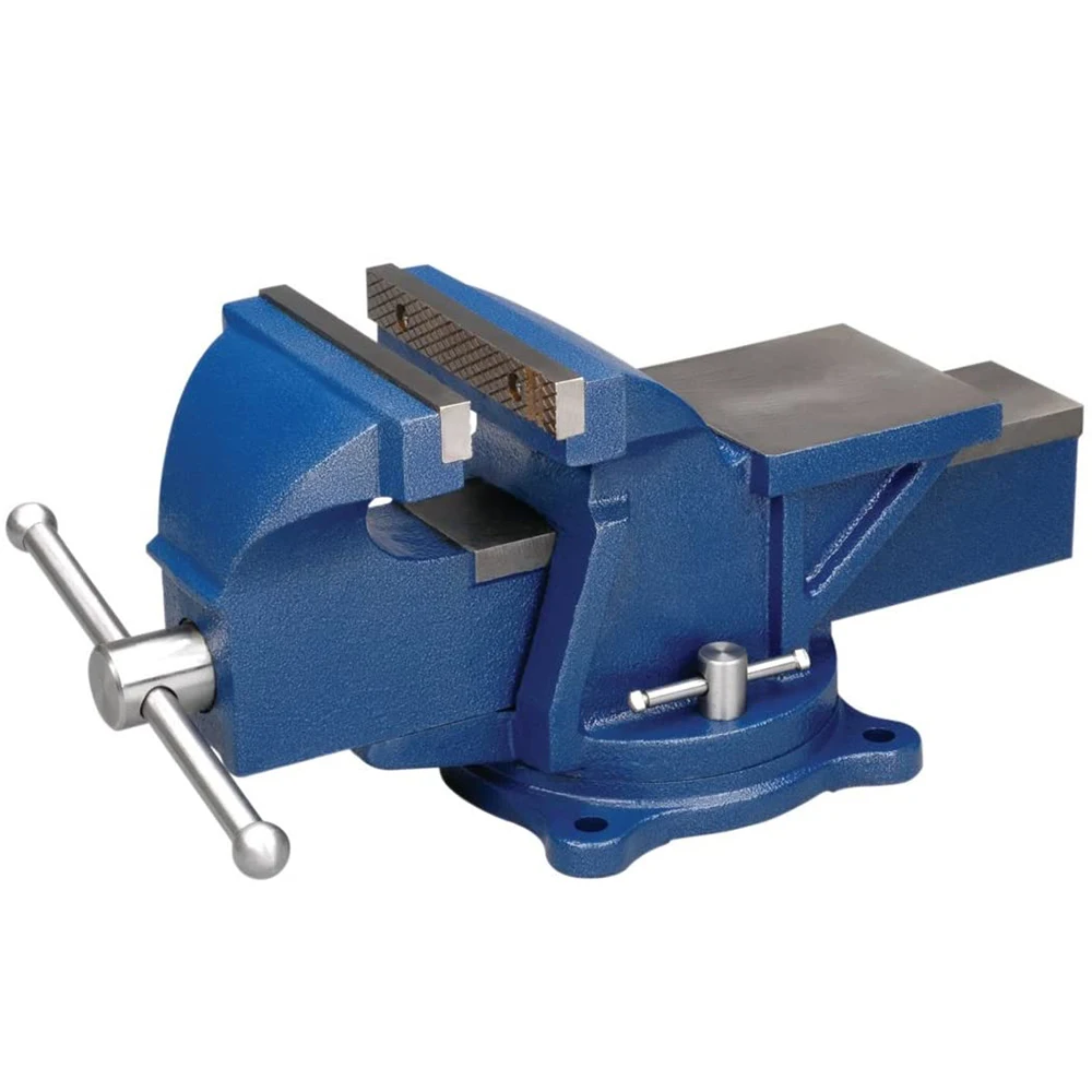 

5 Inch Bench Vise with Swivel Locking Base Table top Clamp Heavy Duty Vice