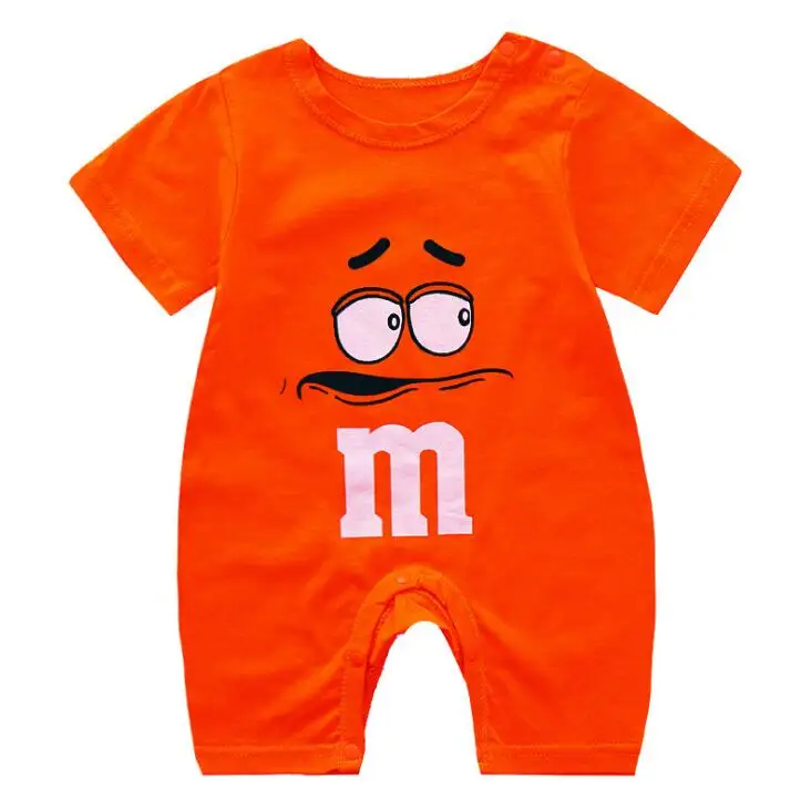 Pure Cotton Newborn Unisex Baby Summer Jumpsuit Infant Baby Boys Girls Cartoon Costumes Short Sleeve Rompers Baby Animal Clothe cute baby bodysuits Baby Rompers