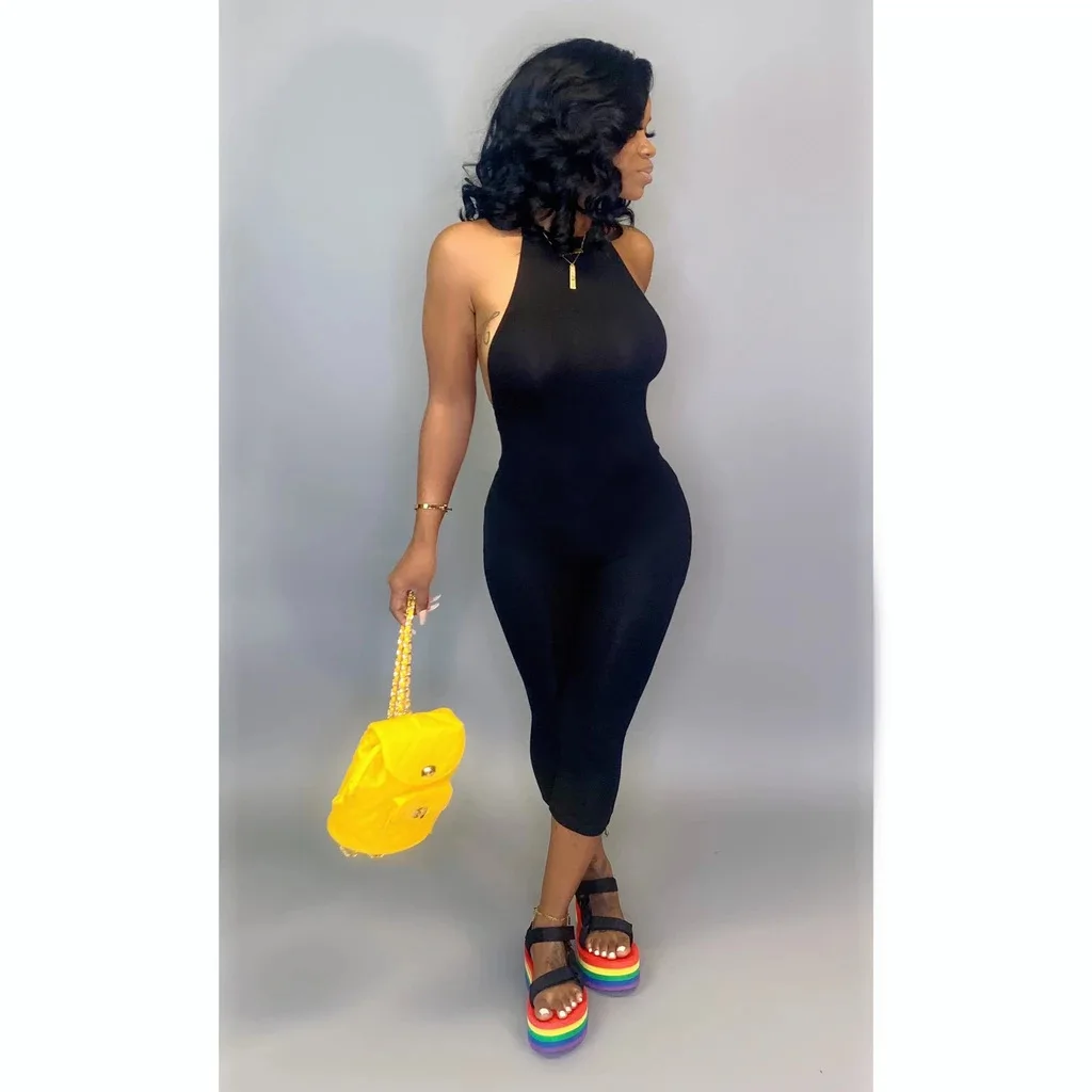 Summer Plus Size Jumpsuit Women Rompers Womens Jumpsuits Body Woman Jumpsuite Overalls Bodysuit Sexy Combinaison Femme F123