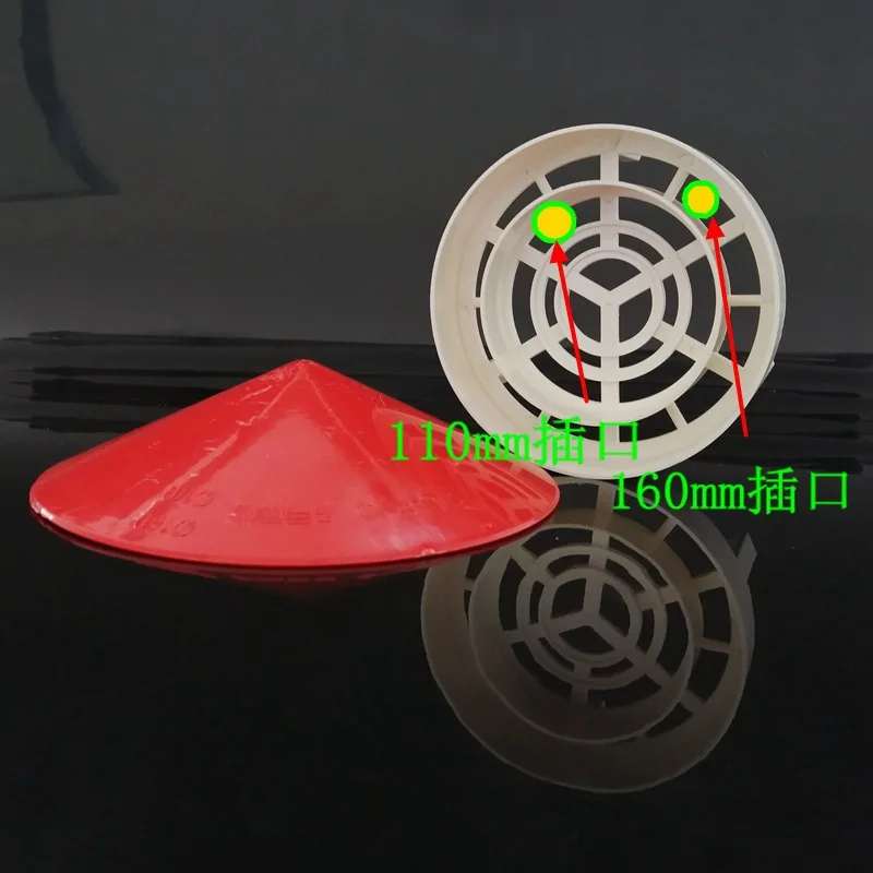 75mm 110mm 160mm de duto redondo cobertura