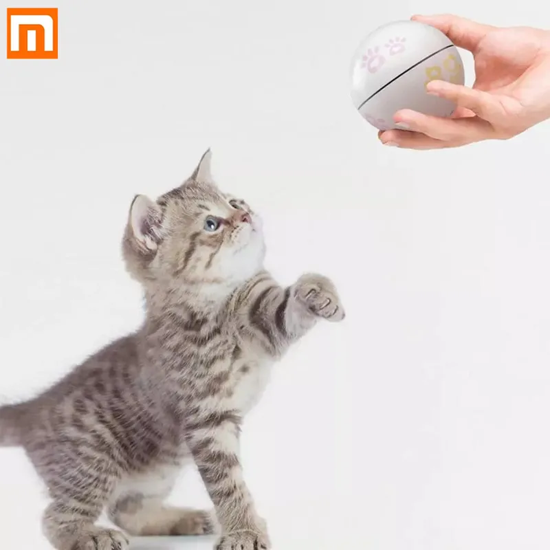 Новинка Xiaomi Petoneer Pet Smart Companion игрушка для кошки в виде шара Встроенная кошачья коробка неправильная прокрутка забавный кот артефакт Умная игрушка для домашних животных