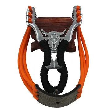 

Hot Sale Alloy Slingshot Outdoor Shooting Hunting Fishing shooting toys Toy Powerful Rubber Tactical Sling Shot Shotting Catapul