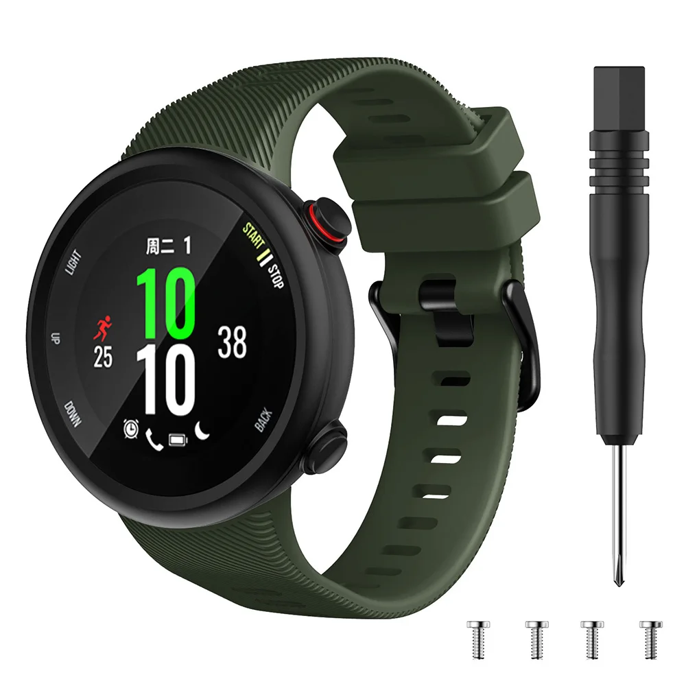 Спортивный силиконовый сменный ремешок для Garmin forerunner 45 45 S, аксессуары для умных часов forerunner 45 45 S, чехлы для часов