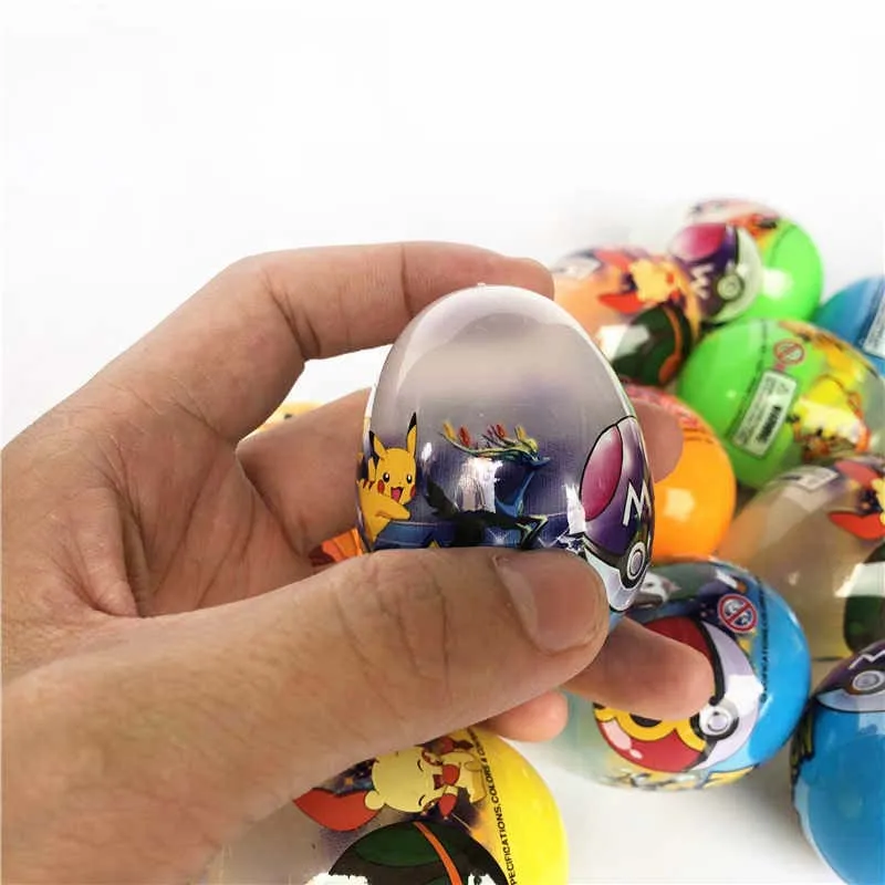 100pcs Multicolor Gashapon machines PokeBall Monster Pikachu Charmander Pet pokebolas Action Figure Game Ball Toy dropshipping