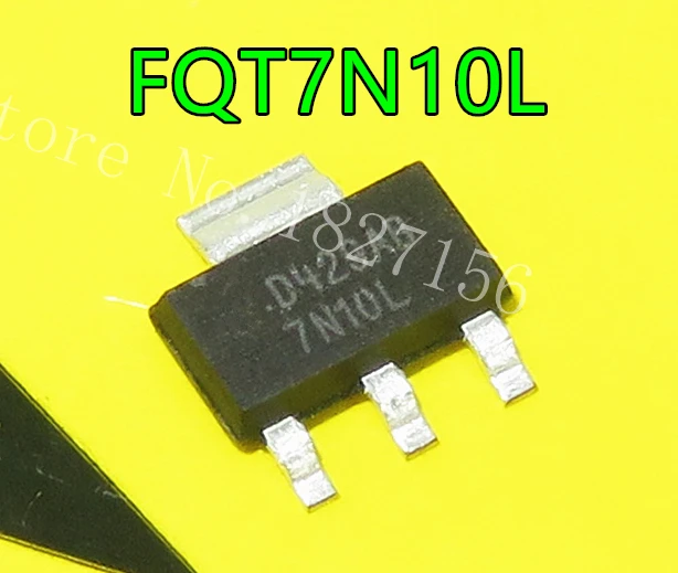FQT7N10 FQT7N10L SOT223 1.7A 100V N MOS | Электронные компоненты и принадлежности