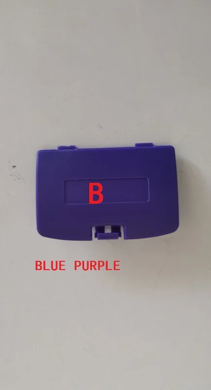 Сменная Крышка для аккумулятора, корпус gbc, чехол для nintendo Gameboy, цвет - Цвет: bule purple-B