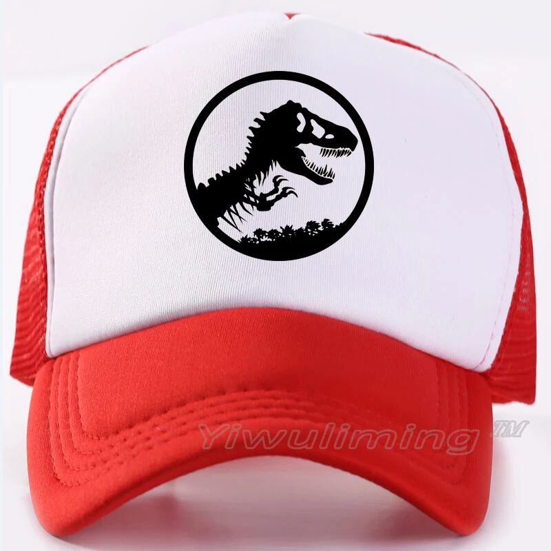 Бренд Юрского Парка бейсболки женские мужские Snapback сетчатая шапка Дальнобойщик открытый спортивный, для укрытия кепки дропшиппинг